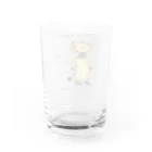 有限会社サイエンスファクトリーの強くて可愛いブチハイエナのラフィンちゃん Water Glass :back