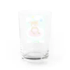 _melon_aki_のおさんぽ　テディベア  Water Glass :back
