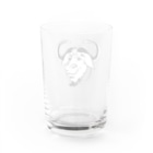 パサパサのサナギのGNU の頭 Water Glass :back