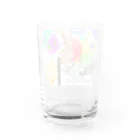 🤍一ノ瀬 彩 🐇⸒⸒ suzuri支店🤍のゆめかわアニマル:星【犬猫鳥兎】 Water Glass :back