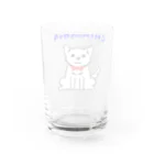 かぬぬのおめかしチワワさん Water Glass :back