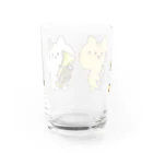  ふじねこ屋のユーフォニアム吹きのねこたち Water Glass :back