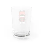 チャーナのアイテムショップのサッカー犬 Water Glass :back