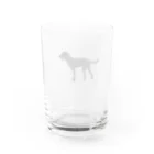 私のラブラドールのBlack Labrador  Water Glass :back