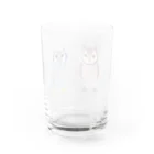 suzuejyaのふくろうふくろう Water Glass :back