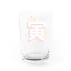 ウチのMEIGENやさんのトラが寅でかくれんぼ Water Glass :back