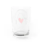 art@cocoのいろんなものをまたぐねこ Water Glass :back