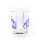 まつのき商店の槍穂高連峰　青ペン Water Glass :back