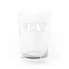 おもしろいTシャツ屋さんのポンコツ Water Glass :back