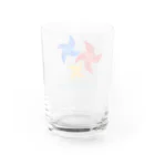 ekoeko ショップの風ぐるま Water Glass :back