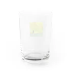 M_pugの銀杏とぱぐ Water Glass :back