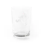 🤍一ノ瀬 彩 🐇⸒⸒ suzuri支店🤍の甘えんぼイヌ【ゆめかわアニマル】 Water Glass :back