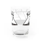 Sawai shingoの特攻意匠部隊ハンドサム グレイッシュ Water Glass :back