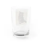 M家のネコたち。のふぅ。 Water Glass :back