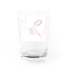なっちゃんの虹色ガール Water Glass :back