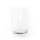 くちばし商会のゆるかわな丸っこい鳥 Water Glass :back