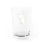 ＋Whimsyのブランコねこ Water Glass :back