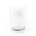 poniponiの馬と花 Water Glass :back