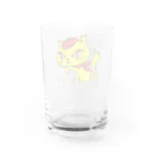 「中華居酒屋 ねこや」マーチャンダイズストアのねこや-ミミちゃんグッズ(猫家、straycat) Water Glass :back