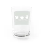 monの遊び場のあに丸 Water Glass :back