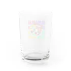 AZMのるんたまデフォルメロゴ黄 Water Glass :back