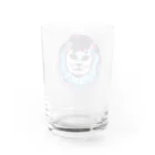 Heart PeaのLion Blue ライオンブルー Water Glass :back