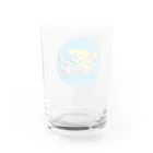 もっちり大騒動のもっちり大騒動青丸ロゴ Water Glass :back