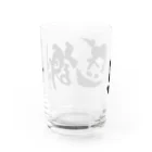 和桜デザイン書道の直筆「感謝」 Water Glass :back