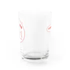 酒好きサウナーの店の萬珍宝くん両面 Water Glass :back