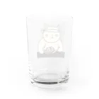 ＋Whimsyのお好み焼き屋さんねこ Water Glass :back