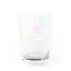 Siderunの館 B2の３色のドットドクロさん Water Glass :back