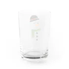 はちよんごのスノーマン Water Glass :back