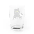 kocoon（コクーン）の嵐を招く黒猫 Water Glass :back