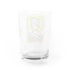 ベーグルの水色の子 Water Glass :back