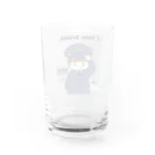 ちたろうイラストショップののりもの大好きボーイ Water Glass :back