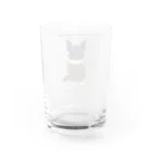 有限会社サイエンスファクトリーのカッショクハイエナのブラウニー Water Glass :back