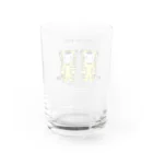 mikepunchのおにぎりキッズ・とらのいをかりるねこ Water Glass :back