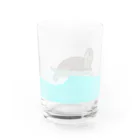 ひかるのクサガメのグラス Water Glass :back