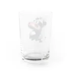 めめんともり子商店のぽり牛 Water Glass :back