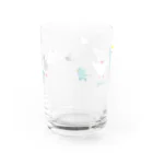 くりゅうのなかよくいっしょ Water Glass :back