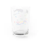 紅型キジムナー工房・コトリンチュのジンベエザメとマンタ Water Glass :back