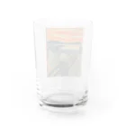 artgalleryのThe Scream Water Glass :back