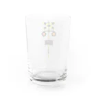 ゴロニャーのダサT屋さんの踏切 カンカングッズ Water Glass :back