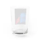 Ueda TakayasuのBlue & Red Water Glass :back