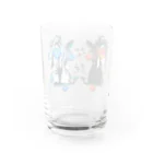 ゆうしの鬼灯【朱蒼】ロゴ入り Water Glass :back