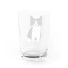 aiueoneko358のハチワレちゃんとシマエナガ Water Glass :back