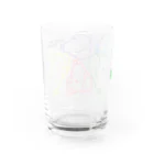 Konomiのカラフル屋さんのカラフルコマリマ横 Water Glass :back