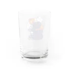 70%charactersのおおきなねこ Water Glass :back