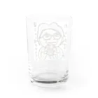 ポップヌードルの煎餅になった爺さん Water Glass :back