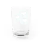 minatoriのミユビシギ（青） Water Glass :back